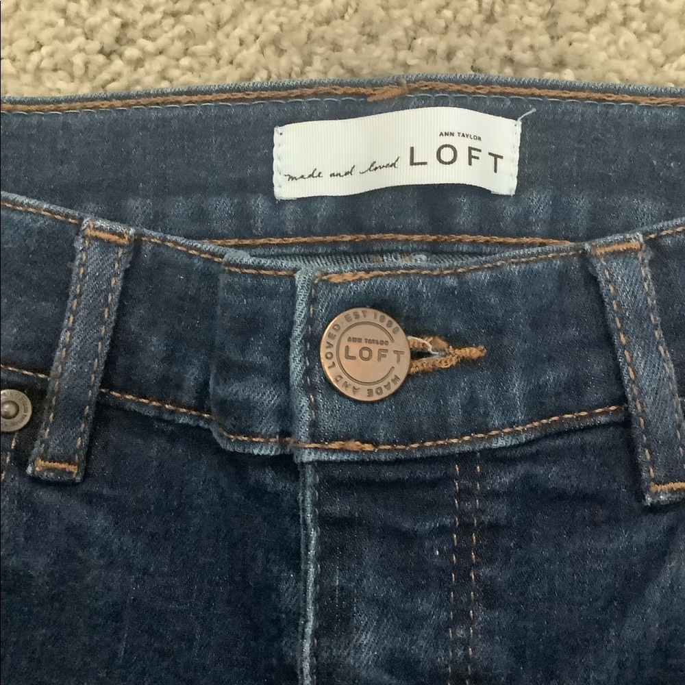 Ann Taylor LOFT Dark Blue Jeans